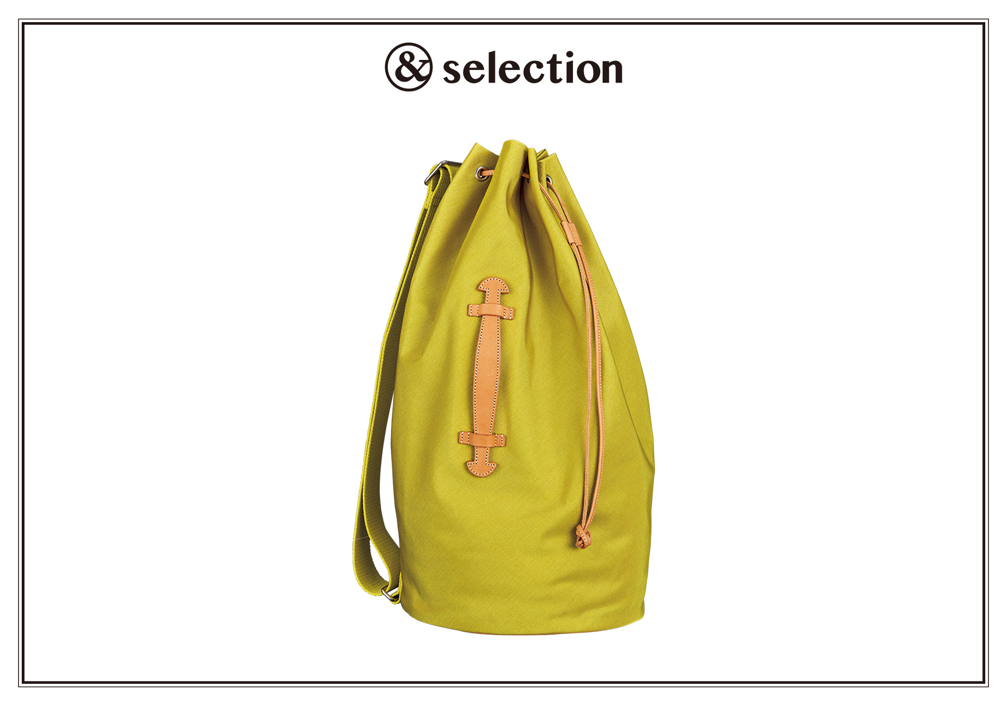 〈オーラリー〉と〈アエタ〉による、収納力抜群のワンショルダーバッグ。