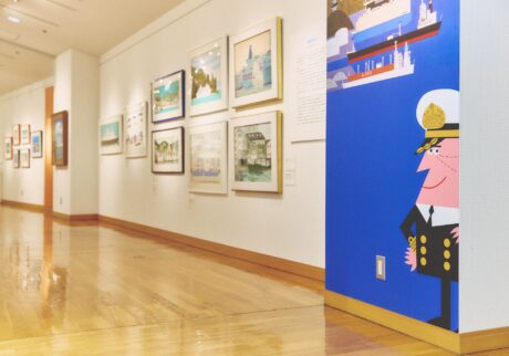 『横浜みなと博物館』内の『柳原良平アートミュージアム』 (横浜市西区みなとみらい2-1-1) 。アンクルトリスや船の絵で知られる、柳原良平のイラストや油彩画などの作品を展示。常設だけでなく、年に1、2回、ミニ展示も。 | 『横浜みなと博物館』内の『柳原良平アートミュージアム』（横浜市西区みなとみらい2-1-1）。アンクルトリスや船の絵で知られる、柳原良平のイラストや油彩画などの作品を展示。常設だけでなく、年に1、2回、ミニ展示も。