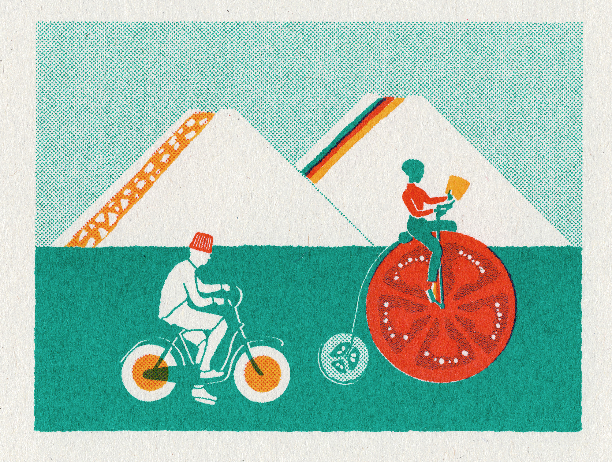 今日１日を、このイラストと。サカサノカサvol.22