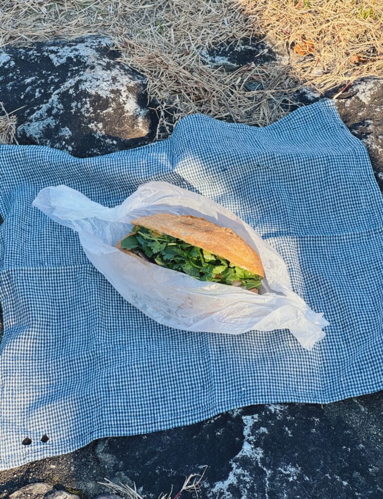 僕は鴨川でサンドイッチが食べたい。編集後記「京都、ローカルガイド」鴨川の夷川飛び石あたりからほど近いテイクアウト専門店『120gバインミー京都』。盛り盛りのパクチーの爽やかな香りが最高です。誌面でも紹介していますのでぜひご覧ください。