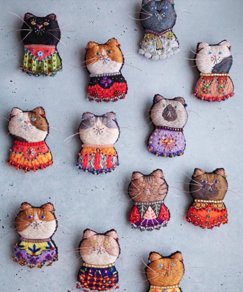 手芸の多彩な魅力に出合う。約100の作家・ブランドが集う「三越手芸」が、『日本橋三越本店』にて2月25日 (水) より開催。 (仮) | ストーリーを感じさせる作風が印象的な、手刺繍作家・fukuraの作品。 手芸の多彩な魅力に出合う。約100の作家・ブランドが集う「三越手芸」が、『日本橋三越本店』にて2月25日 (水) より開催。 (仮) | ストーリーを感じさせる作風が印象的な、手刺繍作家・fukuraの作品。