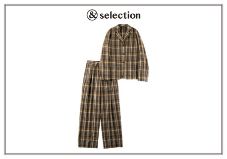 〈オーラリー〉から、軽やかな着心地のチェック柄セットアップを。 〈オーラリー〉から、軽やかな着心地のチェック柄セットアップを。