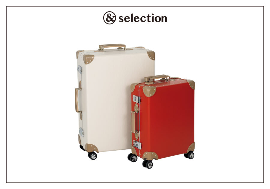 〈グローブ・トロッター〉の定番スーツケースに、新色のレッドとチョークが登場。