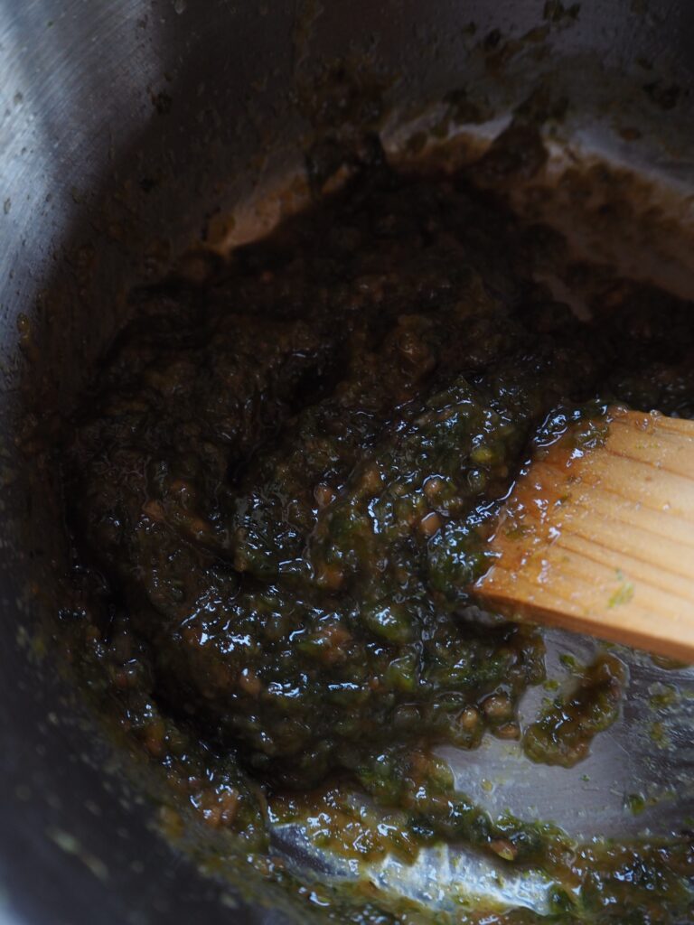 簡単にできる、蕗味噌と味玉の春のお弁当。写真と文：仁平里帆