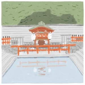 何度もさんぽしたくなる森と実力派。下鴨神社に行くなら、立ち寄りたい2軒。 | 下鴨神社　正式名称は賀茂別雷神社で、御祭神は厄除けや落雷除の守護神として広く信仰を集める賀茂別雷大神。神代の昔に、神社の背後にある神山に降臨されたと伝わる。境内の細殿の前にある二つの立砂は、神山をかたどったもの。▷京都市北区上賀茂本山339 ☎075‒781‒0011 二ノ鳥居内5:30～17:00 楼門内8:00～16:45 無休 拝観料無料