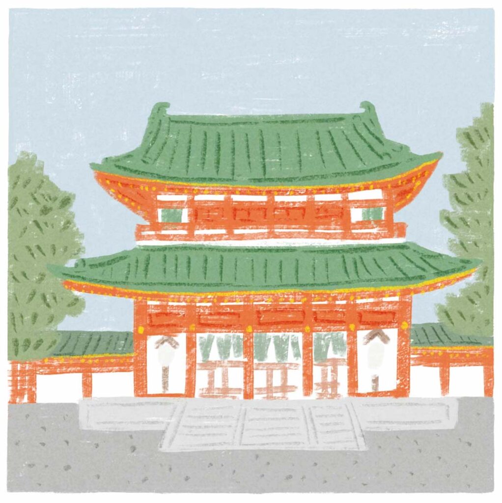 朱塗りの神宮と新旧の名物めぐり。平安神宮に行くなら、立ち寄りたい2軒。