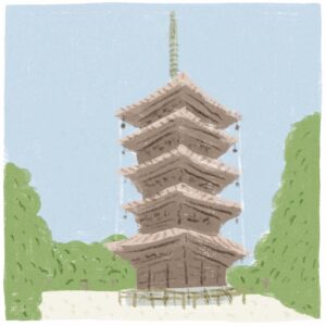 東のケーキか、西のギョーザか。東寺に行くなら、立ち寄りたい2軒。 | 東寺　正式名称は教王護国寺といい、平安京を守るための官寺として建立。後に弘法大師空海により真言密教の根本道場となった歴史を持つ。講堂の21体の仏像で表した立体曼荼羅、日本一高い木造塔である五重塔など見どころも多い。毎月21日には弘法さんと親しまれる弘法市が開かれている。▷京都市南区九条町1 ☎075‒691‒3325 5:00～17:
00 金堂・講堂8:00～17:00（ 受付～16:30）無休 境内自由 金堂・講堂拝観料￥800