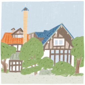 美術と食と、街の空気に触れる時間。大山崎山荘美術館に行くなら、立ち寄りたい2軒。 | 『大山崎山荘美術館』　正式名称は『アサヒグループ大山崎山荘美術館』。河井寛次郎や濱田庄司の民藝コレクション、モネの《睡蓮》連作が有名。大正から昭和に活躍した実業家・加賀正太郎が設計した別荘を改装した本館、安藤忠雄による新館、約5500坪もの広大な庭園からなる。開館は1996年。▷乙訓郡大山崎町銭原5‒3　☎075‒957‒3123（総合案内）10:00～
17:00（入館～16:30）月休ほか不定休　入館料は企画展により異なる。