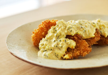 1 タラフライ 〜いぶりがっこタルタルソース〜／おべんと屋さん〈75foods〉吉森なな子のレシピ帖 #9