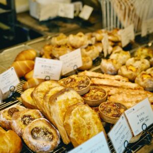 常時30〜40種は揃えている。”五郎島金時”など、地元の素材を使用しているメニューが多い。 | 常時30〜40種は揃えている。"五郎島金時"など、地元の素材を使用しているメニューが多い。