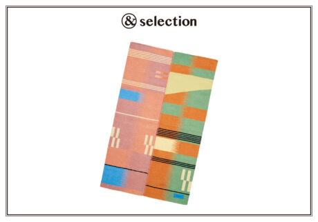 〈シボネ〉とメイ・エンゲルギールによるキリムラグは、色鮮やかなパターンが印象的。