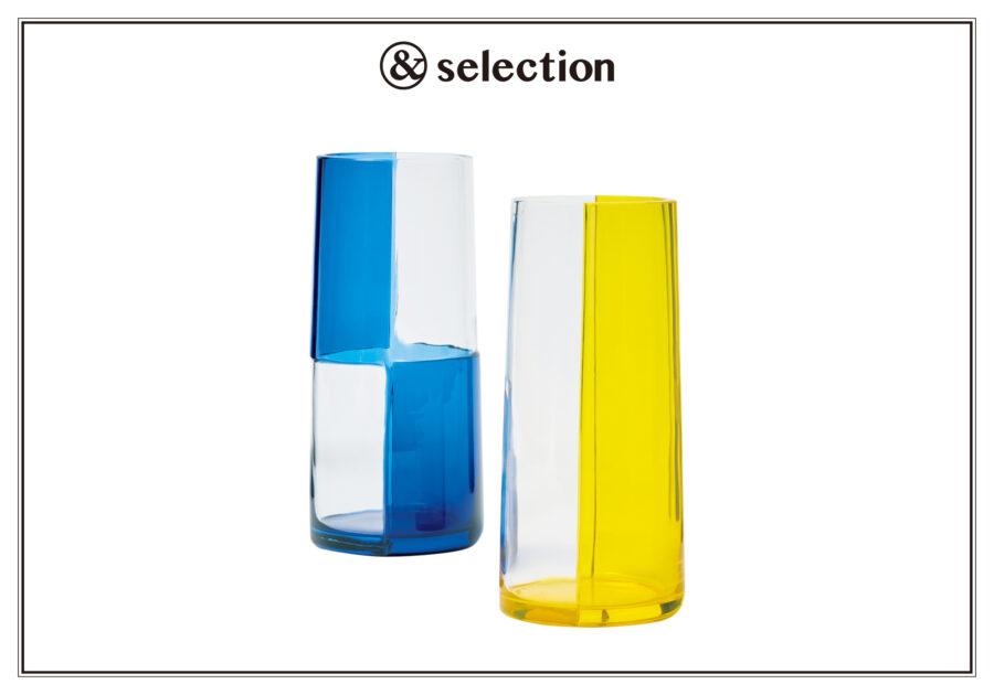 イタリアのガラス職人がカッティングで描き出すパターンが美しい、〈エルメス〉のグラス。