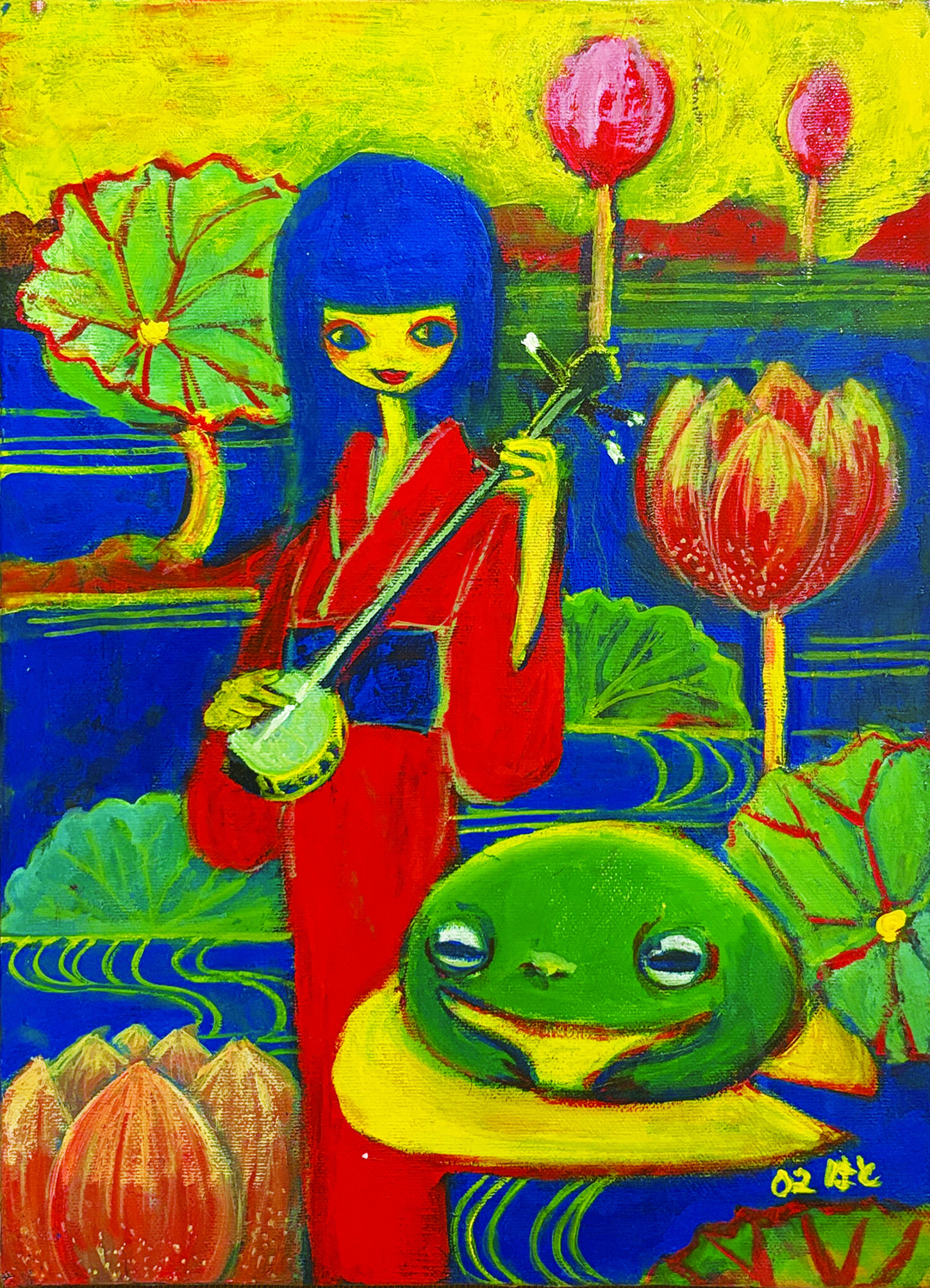 今日１日を、このイラストと。はとvol.2