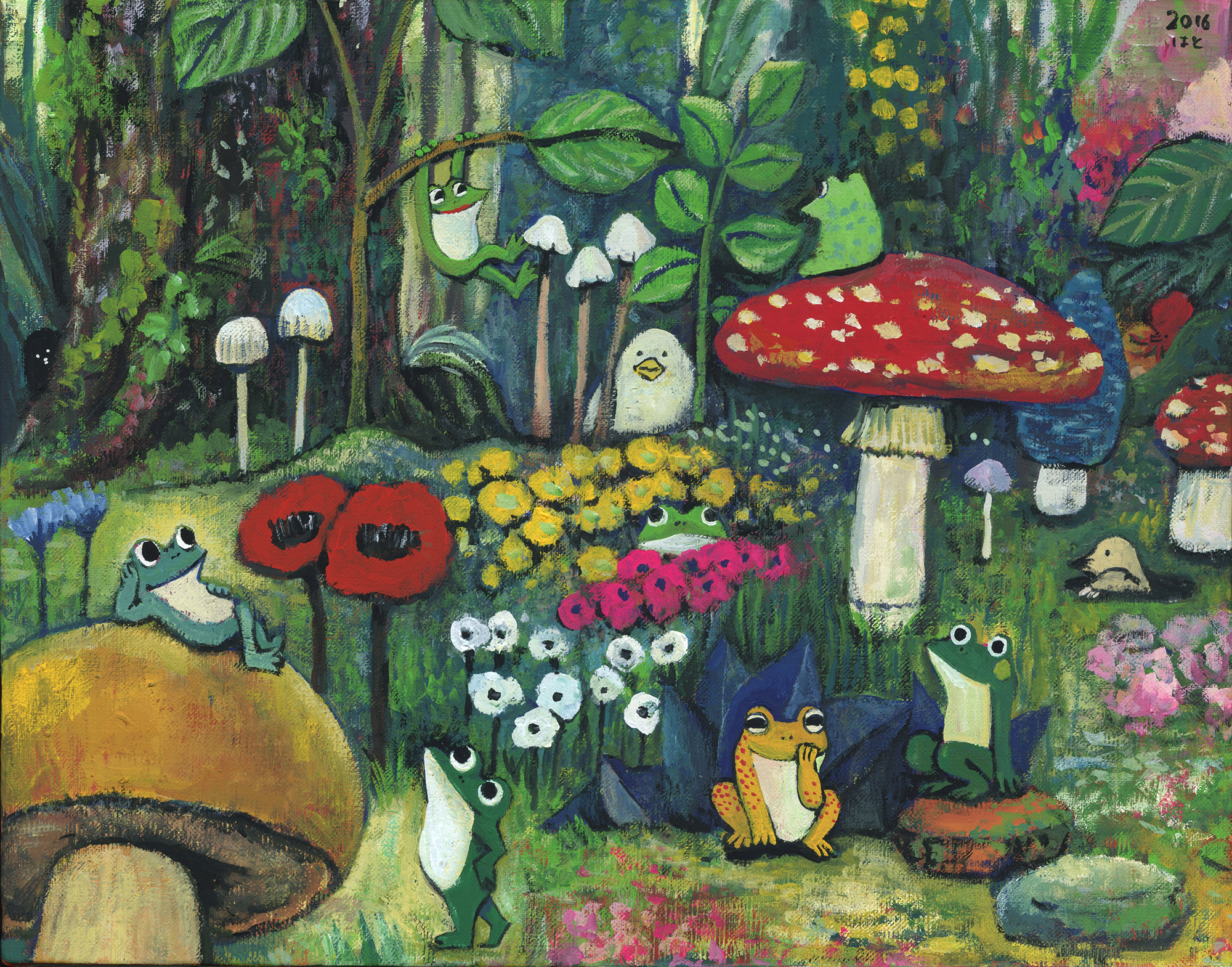 今日１日を、このイラストと。はとvol.16