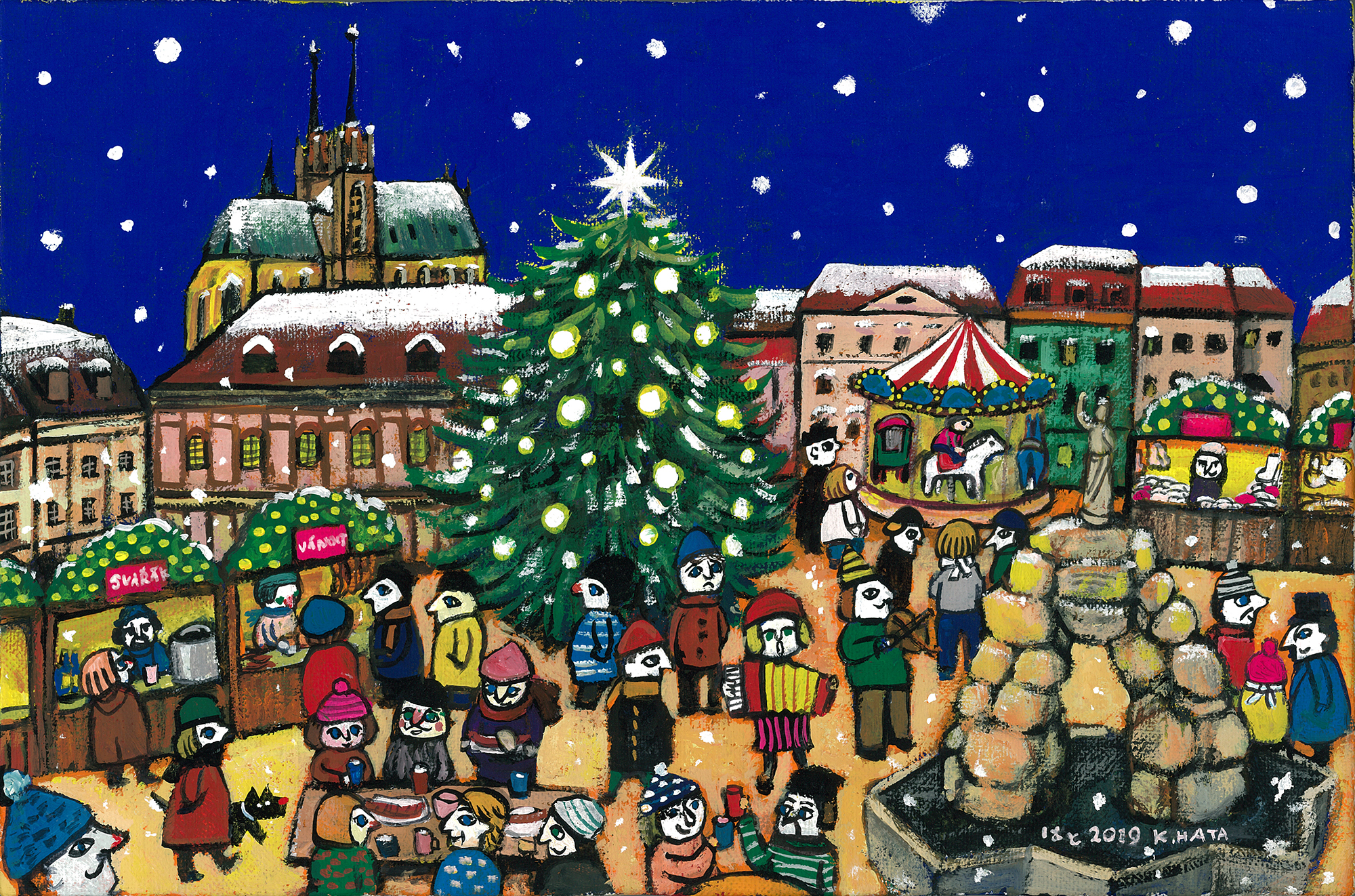 今日１日を、このイラストと。はとvol.19