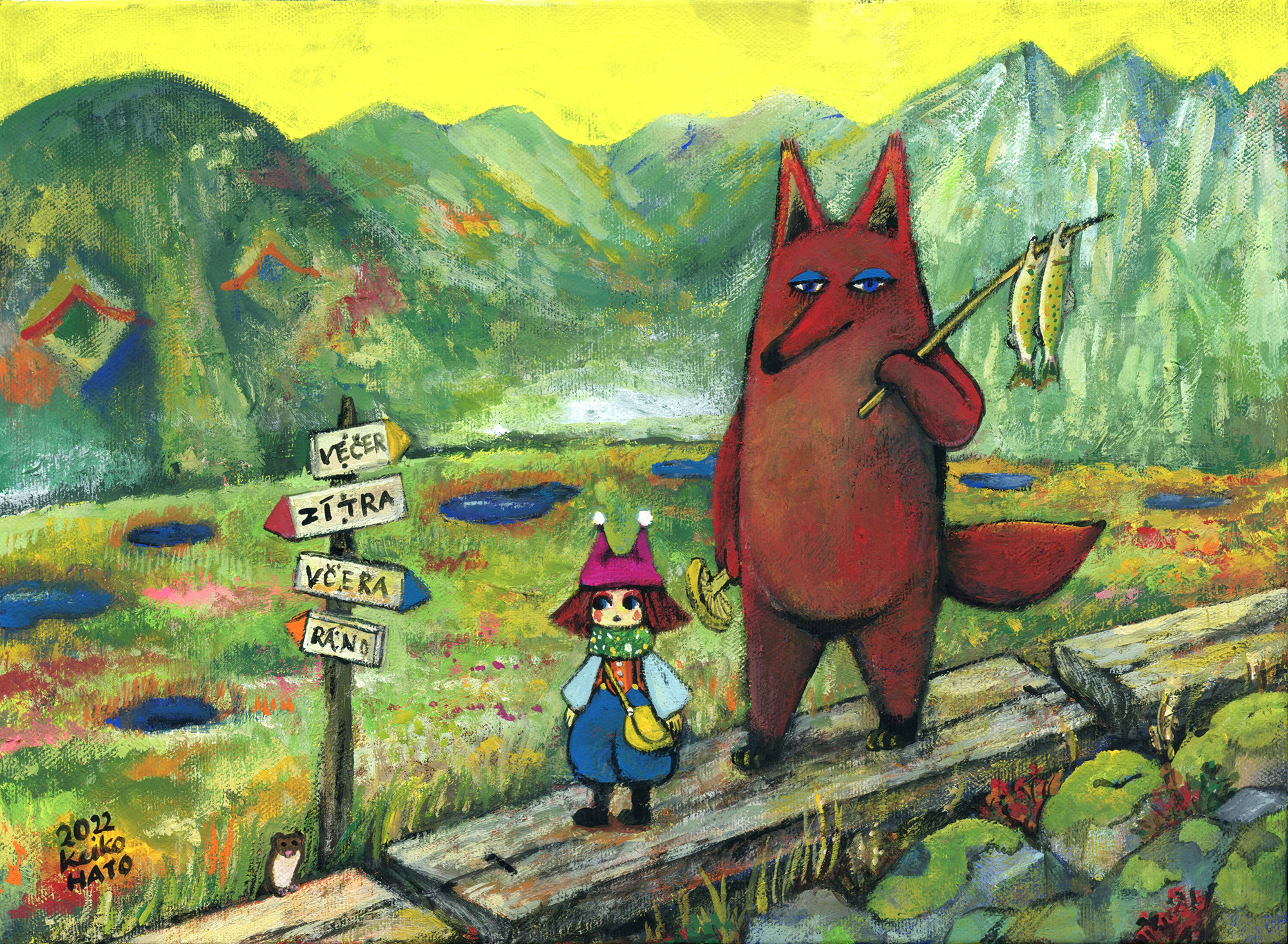 今日１日を、このイラストと。はとvol.22