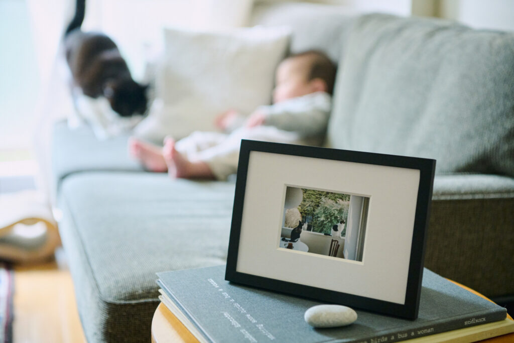 昔住んでいた家での2匹の様子を「+precious frame #002」に。「よく見ると、左にいるイチの顔が窓ガラスに映っているところがお気に入りです」 (上澤さん) 。「frame #002」は、ベージュやモスグリーンなど10種類のマット台紙と、ウォールナットとブラックの2種類のフレームを選べて、全部で20通りの組み合わせがある。今回はブラックのフレームと、ホワイトの台紙をセレクト。富士フイルム +precious | 昔住んでいた家での2匹の様子を「+precious frame #002」に。「よく見ると、左にいるイチの顔が窓ガラスに映っているところがお気に入りです」 (上澤さん) 。「frame #002」は、ベージュやモスグリーンなど10種類のマット台紙と、ウォールナットとブラックの2種類のフレームを選べて、全部で20通りの組み合わせがある。今回はブラックのフレームと、ホワイトの台紙をセレクト。 昔住んでいた家での2匹の様子を「+precious frame #002」に。「よく見ると、左にいるイチの顔が窓ガラスに映っているところがお気に入りです」 (上澤さん) 。「frame #002」は、ベージュやモスグリーンなど10種類のマット台紙と、ウォールナットとブラックの2種類のフレームを選べて、全部で20通りの組み合わせがある。今回はブラックのフレームと、ホワイトの台紙をセレクト。富士フイルム +precious | 昔住んでいた家での2匹の様子を「+precious frame #002」に。「よく見ると、左にいるイチの顔が窓ガラスに映っているところがお気に入りです」 (上澤さん) 。「frame #002」は、ベージュやモスグリーンなど10種類のマット台紙と、ウォールナットとブラックの2種類のフレームを選べて、全部で20通りの組み合わせがある。今回はブラックのフレームと、ホワイトの台紙をセレクト。