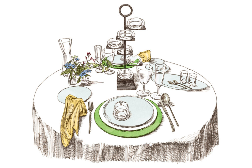 食空間コーディネーターの浜裕子さんが教えてくれた、テーブルセッティングの常識。料理数と使う器を絞る代わりに、器の機能を持つセンターピースを取り入れるなど驚きのあるしつらえを。 | 料理数と使う器を絞る代わりに、器の機能を持つセンターピースを取り入れるなど驚きのあるしつらえを。 食空間コーディネーターの浜裕子さんが教えてくれた、テーブルセッティングの常識。料理数と使う器を絞る代わりに、器の機能を持つセンターピースを取り入れるなど驚きのあるしつらえを。