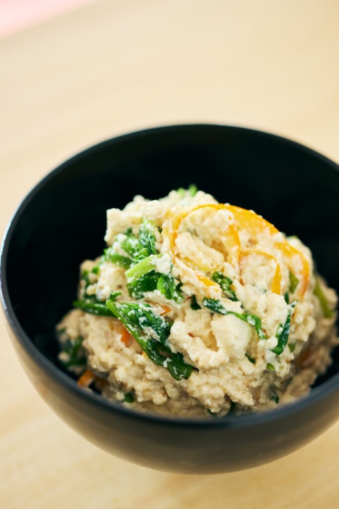 1 せりと金柑の白和え/おべんと屋さん〈75foods〉吉森なな子のレシピ帖 #10 1 せりと金柑の白和え/おべんと屋さん〈75foods〉吉森なな子のレシピ帖 #10