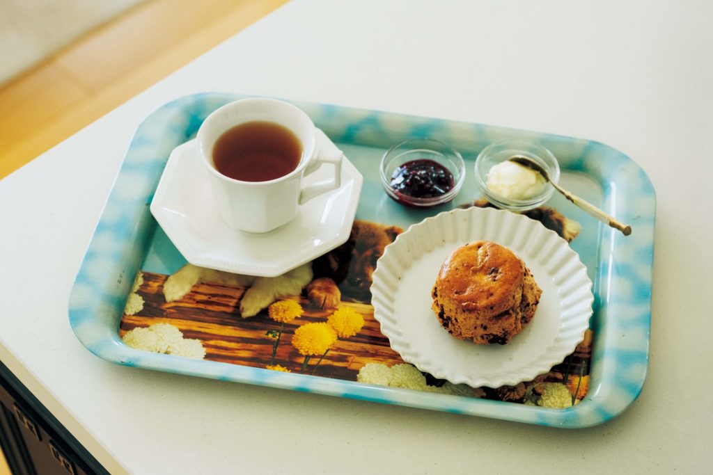 この日は東京・幡ヶ谷『サンデーベイクショップ』のスコーンを準備。「食べ物だけではなく、1500円分だけ文房具を買う、銭湯へ行く、ネイルサロンに行くなど、出かけて機嫌を直すことも」
