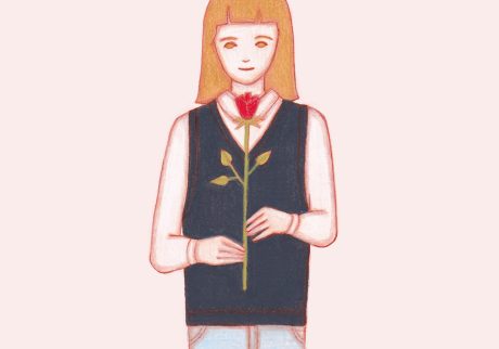 16_girlwitharose | girl with a rose