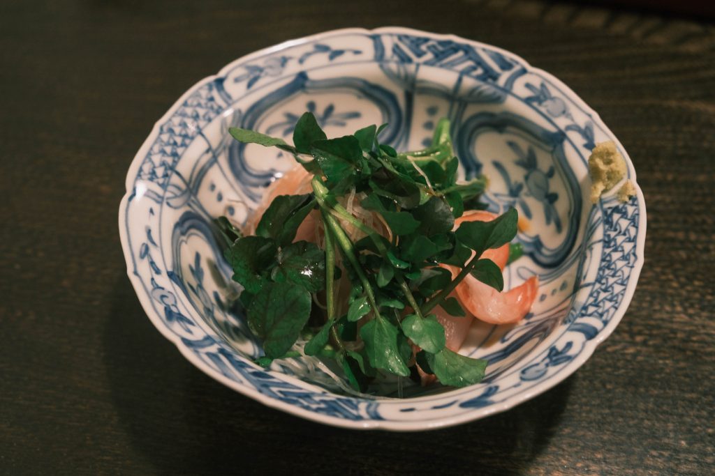 旬のお刺身に、クレソン。春、がんもの味わい。〈春夏秋冬、能登めぐり〉写真と文：小川紗良 (アーティスト) #1 | 旬のお刺身に、クレソン。