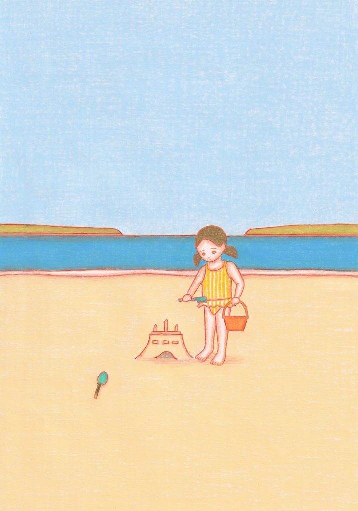 25_浜辺の女の子