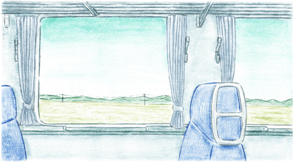 俳優・藤原季節さんの忘れられない列車と車窓風景。 俳優・藤原季節さんの忘れられない列車と車窓風景。