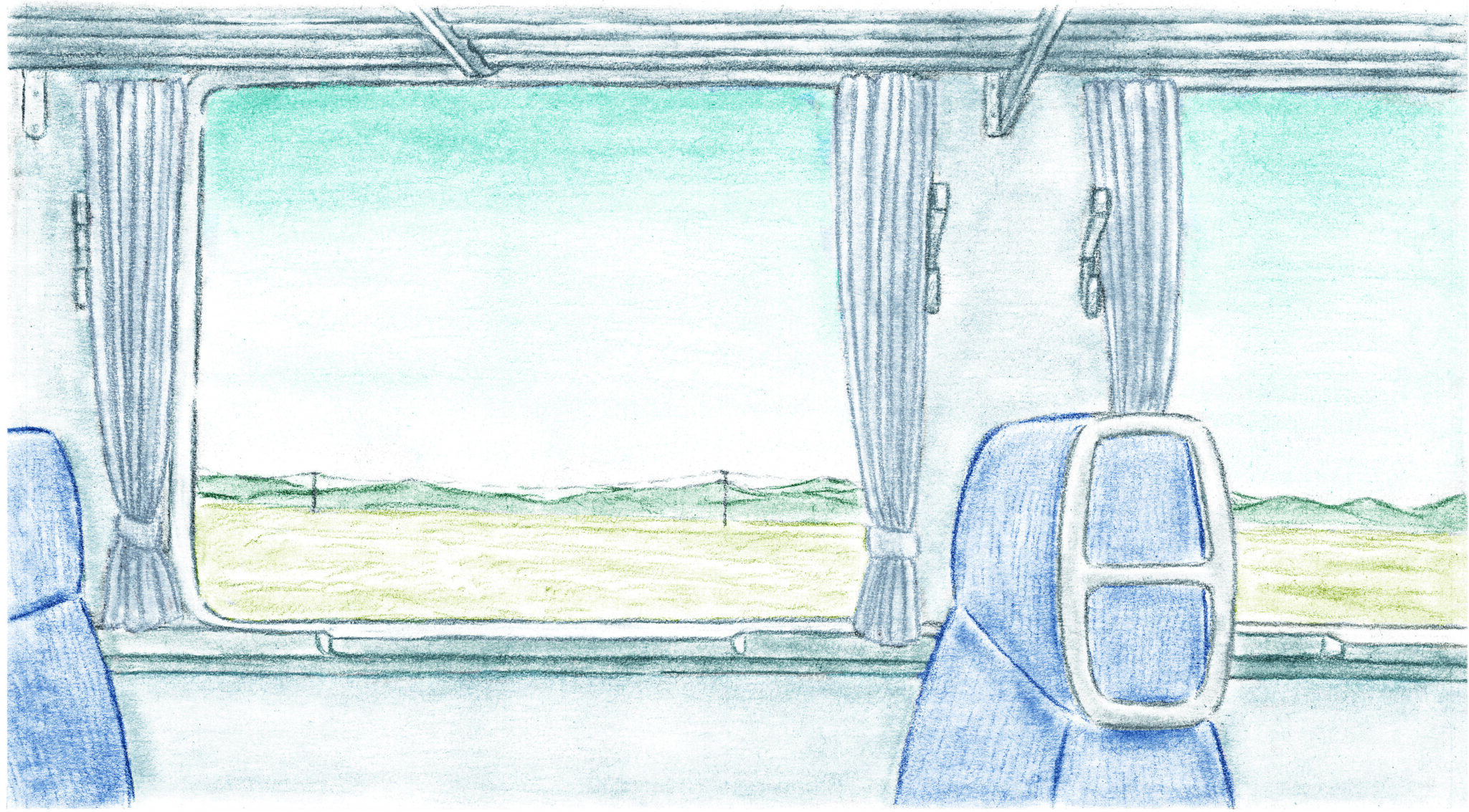 俳優・藤原季節さんの忘れられない列車と車窓風景。