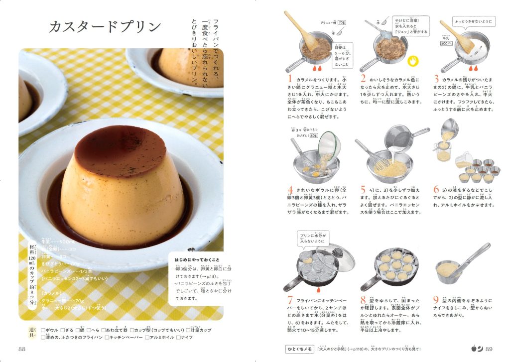 パンケーキ、レモンゼリー、プリン。大人も作りたくなるレシピが詰まった、料理家・野村友里さんによる子ども向けレシピ集の第2弾が発売に。