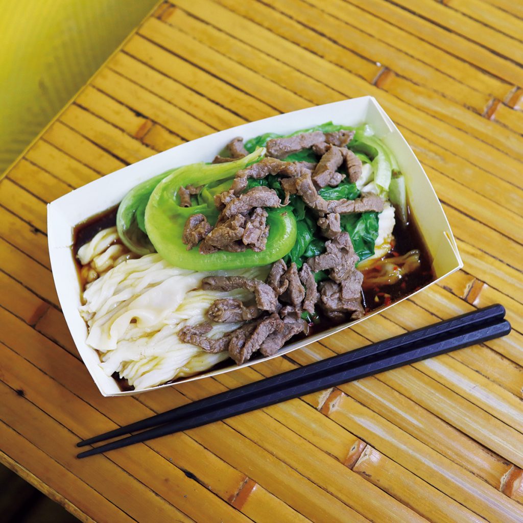 米だけで作られる、ぷるぷる食感の「腸粉」。台北小吃めぐり