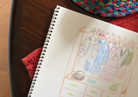 オレンジの枠に、黄緑の取手、がお気に入りです。これなら部屋の中央に置きたい！編集後記「こんなクローゼット、あったらいいのに。」 | オレンジの枠に黄緑の取手、がお気に入りです。これなら部屋の中央に置きたい！