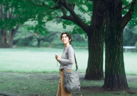 モデル、フォトグラファーの道木マヤさん〈ブリーフィング〉の2種類のモデルを体験