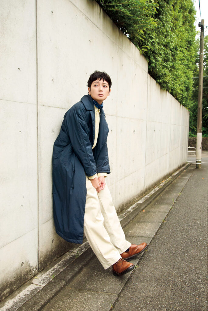 菊池亜希子がこれからの季節纏いたい〈ナナミカ〉の服。