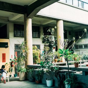 懐かしさを覚える景色を探しに。台南のノスタルジックな街並みを歩く。美食市場として知られる伝統市場の2階は集合住宅に。住民らも行き交い、洗濯物を干している姿も垣間見える。空き部屋だった所では喫茶店やセレクトショップなど15軒ほどの店がひっそりと営業。 | 美食市場として知られる伝統市場の2階は集合住宅に。住民らも行き交い、洗濯物を干している姿も垣間見える。空き部屋だった所では喫茶店やセレクトショップなど15軒ほどの店がひっそりと営業。