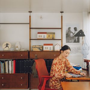 今年、新たに構えた渡邊みなみさんのアトリエで。