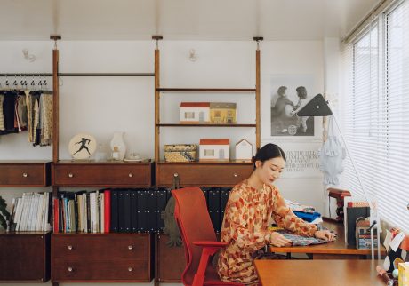今年、新たに構えた渡邊みなみさんのアトリエで。