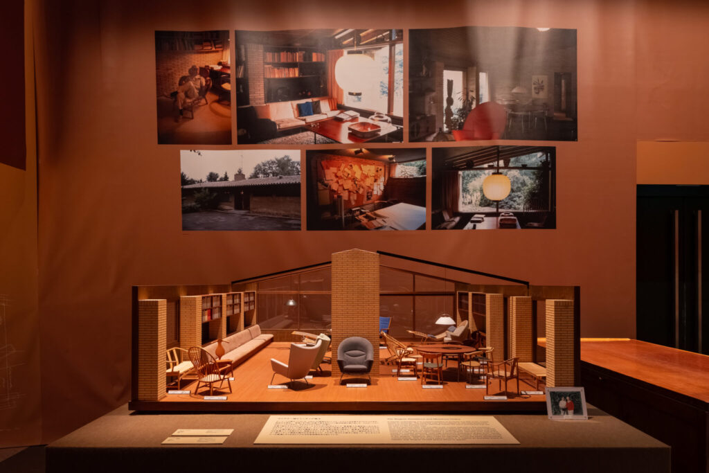 精巧に作られたウェグナー邸のミニチュア。